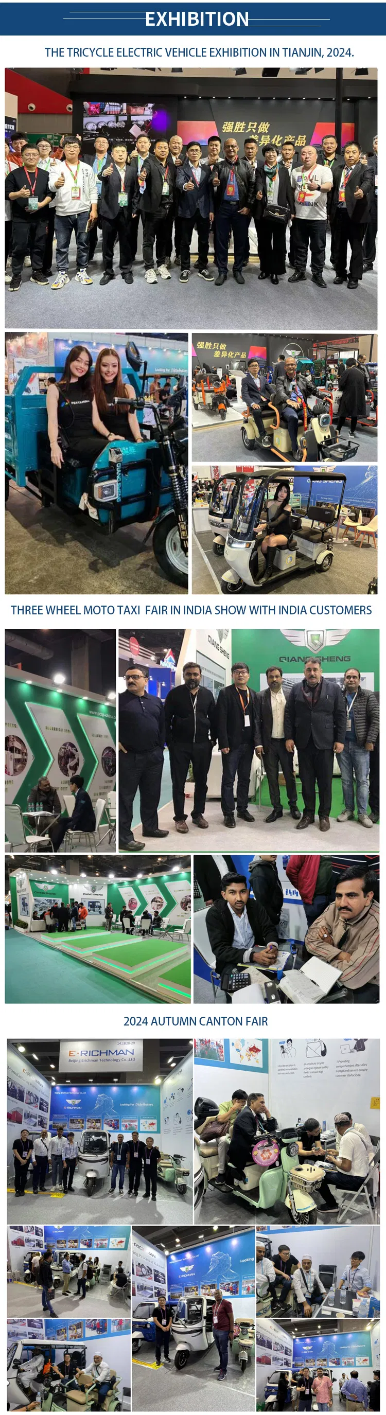 2025 New Hot Sale Model 3 Wheeler Electric Passenger with Cargo Electric Tricycle 650W Motor - detail 11