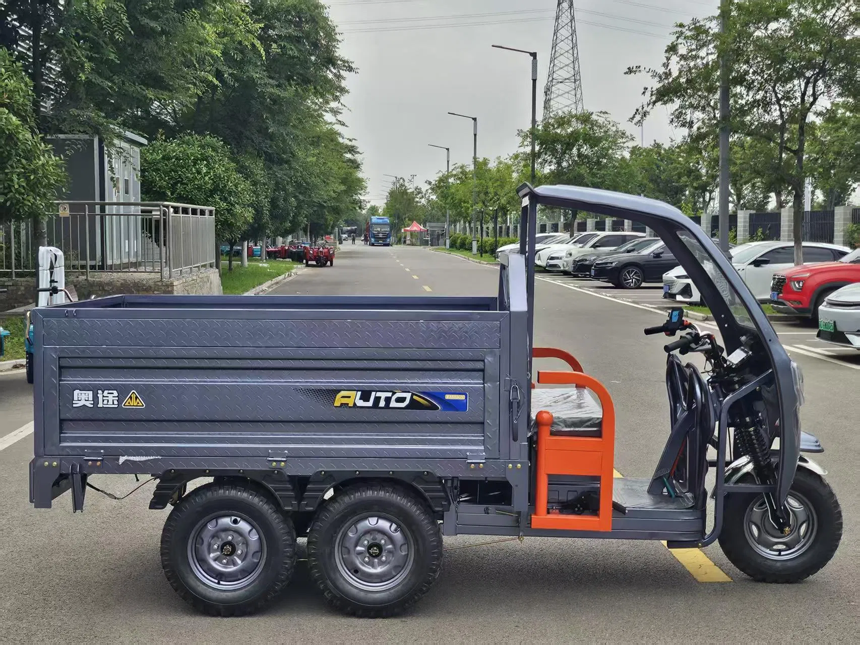 Fully Certified Heavy Duty Cargo Electric Tricycle Industrial Transport 3 Wheel Vehicle - Image 4