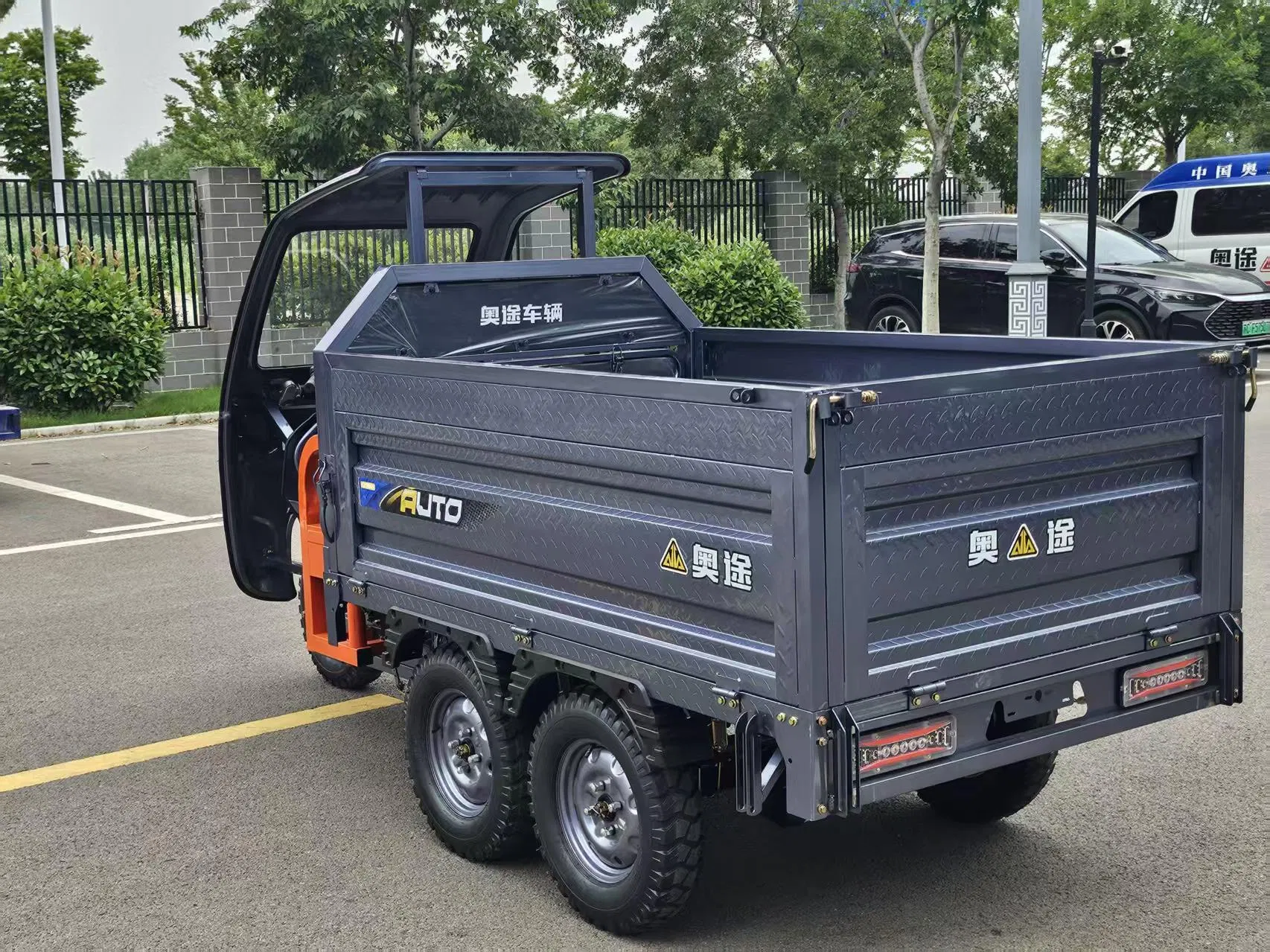 Fully Certified Heavy Duty Cargo Electric Tricycle Industrial Transport 3 Wheel Vehicle - Image 6