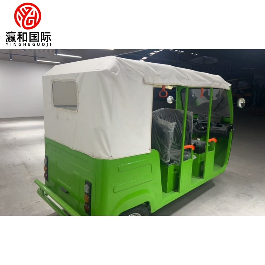 Modern Electric Three-Row Tuk-Tuk Adult Cargo Motor Auto Rickshaw Tricycle for Urban Use - Image 4