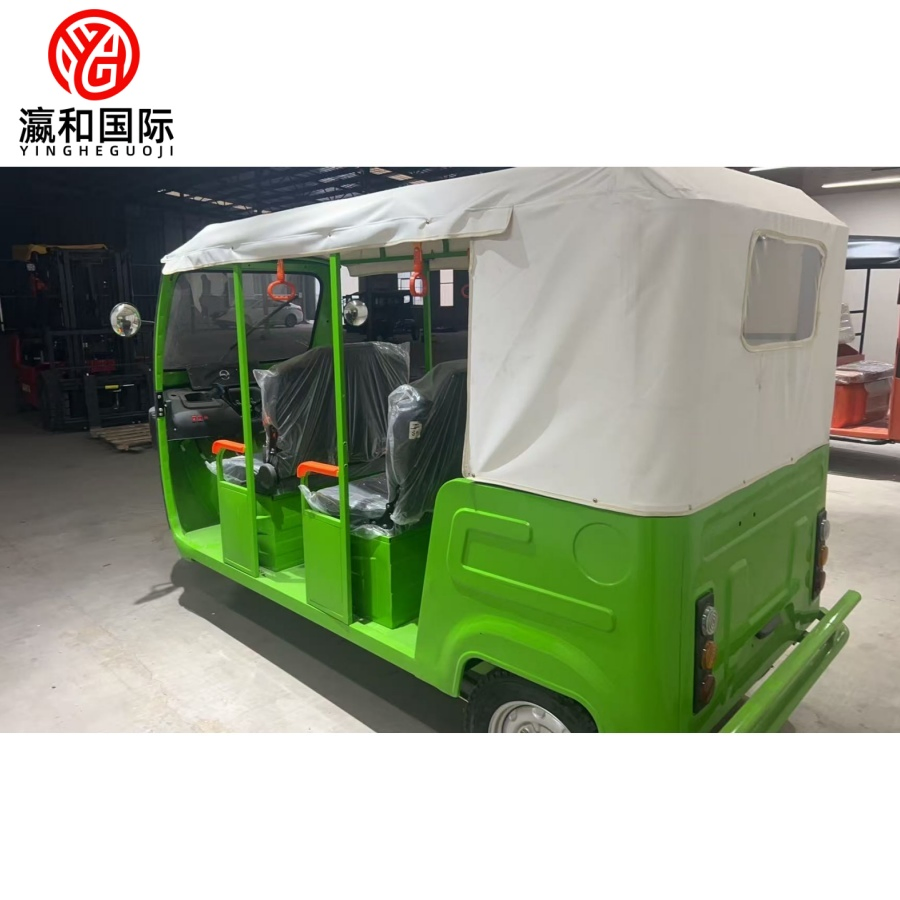 Modern Electric Three-Row Tuk-Tuk Adult Cargo Motor Auto Rickshaw Tricycle for Urban Use - Image 6