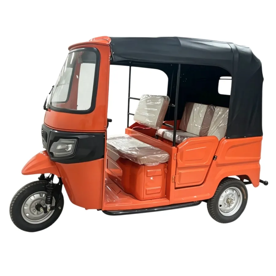 Modern Electric Three-Row Tuk-Tuk Adult Cargo Motor Auto Rickshaw Tricycle for Urban Use - detail 2