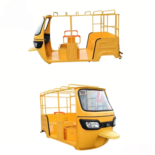Modern Electric Three-Row Tuk-Tuk Adult Cargo Motor Auto Rickshaw Tricycle for Urban Use - detail 5