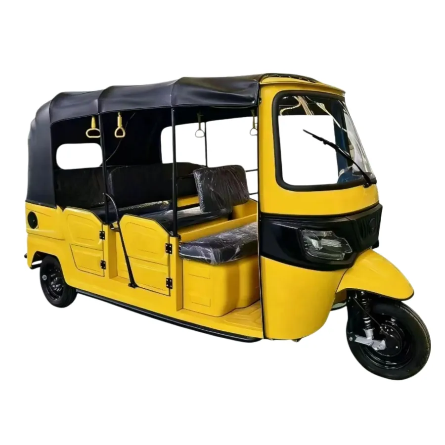 Modern Electric Three-Row Tuk-Tuk Adult Cargo Motor Auto Rickshaw Tricycle for Urban Use - detail 8