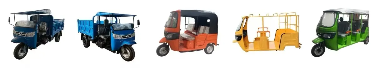 Modern Electric Three-Row Tuk-Tuk Adult Cargo Motor Auto Rickshaw Tricycle for Urban Use - detail 9