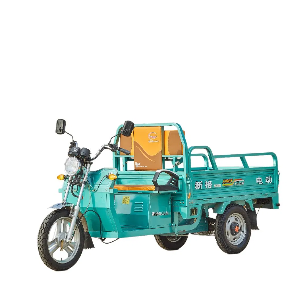 Heavy-Duty Electric Cargo Farming Tricycle with Hydraulic Lift Three-Wheels Motorcycle - Image 3