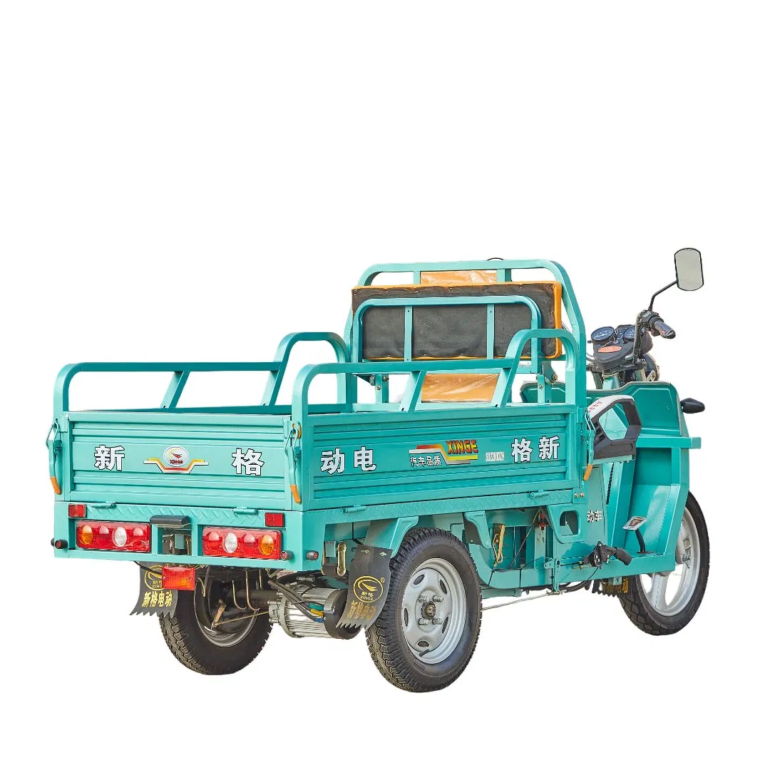 Heavy-Duty Electric Cargo Farming Tricycle with Hydraulic Lift Three-Wheels Motorcycle - Image 5