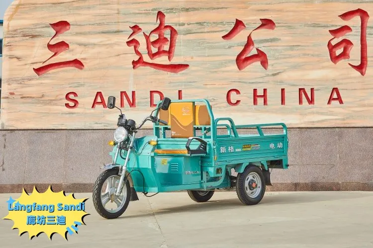 Heavy-Duty Electric Cargo Farming Tricycle with Hydraulic Lift Three-Wheels Motorcycle - detail 2