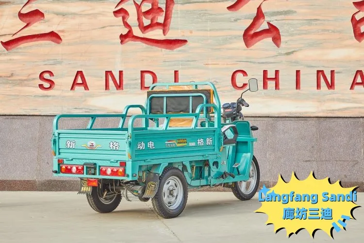 Heavy-Duty Electric Cargo Farming Tricycle with Hydraulic Lift Three-Wheels Motorcycle - detail 3