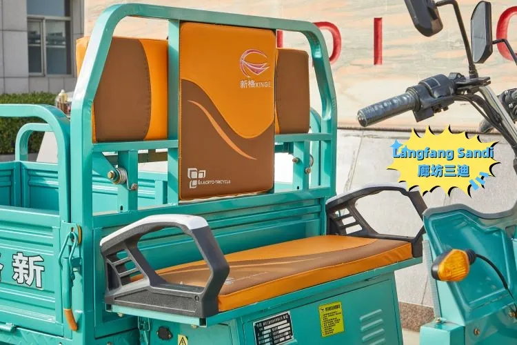 Heavy-Duty Electric Cargo Farming Tricycle with Hydraulic Lift Three-Wheels Motorcycle - detail 5