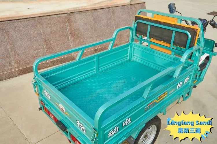 Heavy-Duty Electric Cargo Farming Tricycle with Hydraulic Lift Three-Wheels Motorcycle - detail 6