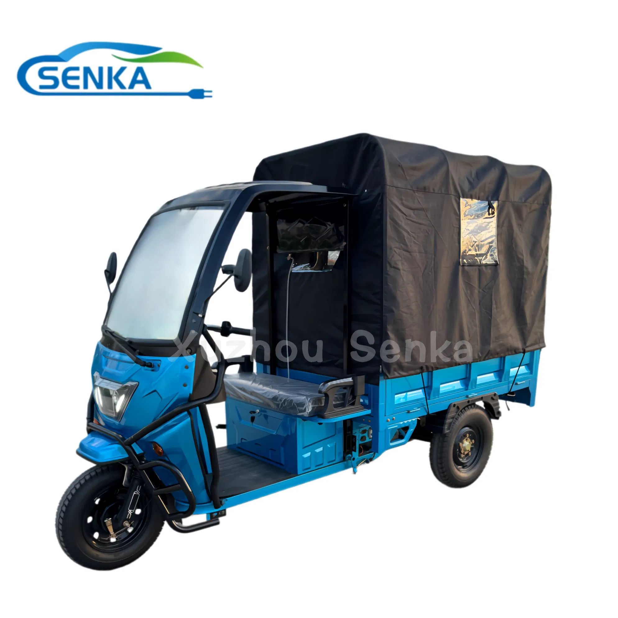 Senka Cheap Electric 3 Wheel Open Body Motorcycle Mining Good Quality Underground Cargo Tricycle 1500kg Capacity - Image 3