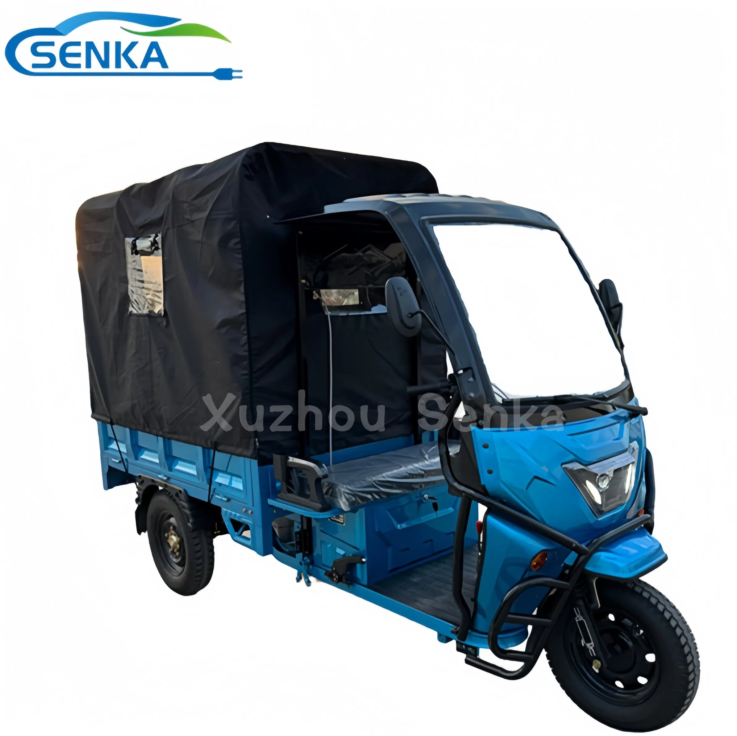 Senka Cheap Electric 3 Wheel Open Body Motorcycle Mining Good Quality Underground Cargo Tricycle 1500kg Capacity - Image 4