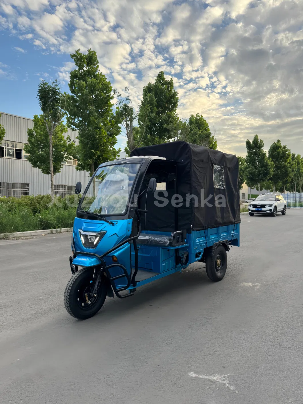 Senka Cheap Electric 3 Wheel Open Body Motorcycle Mining Good Quality Underground Cargo Tricycle 1500kg Capacity - detail 1