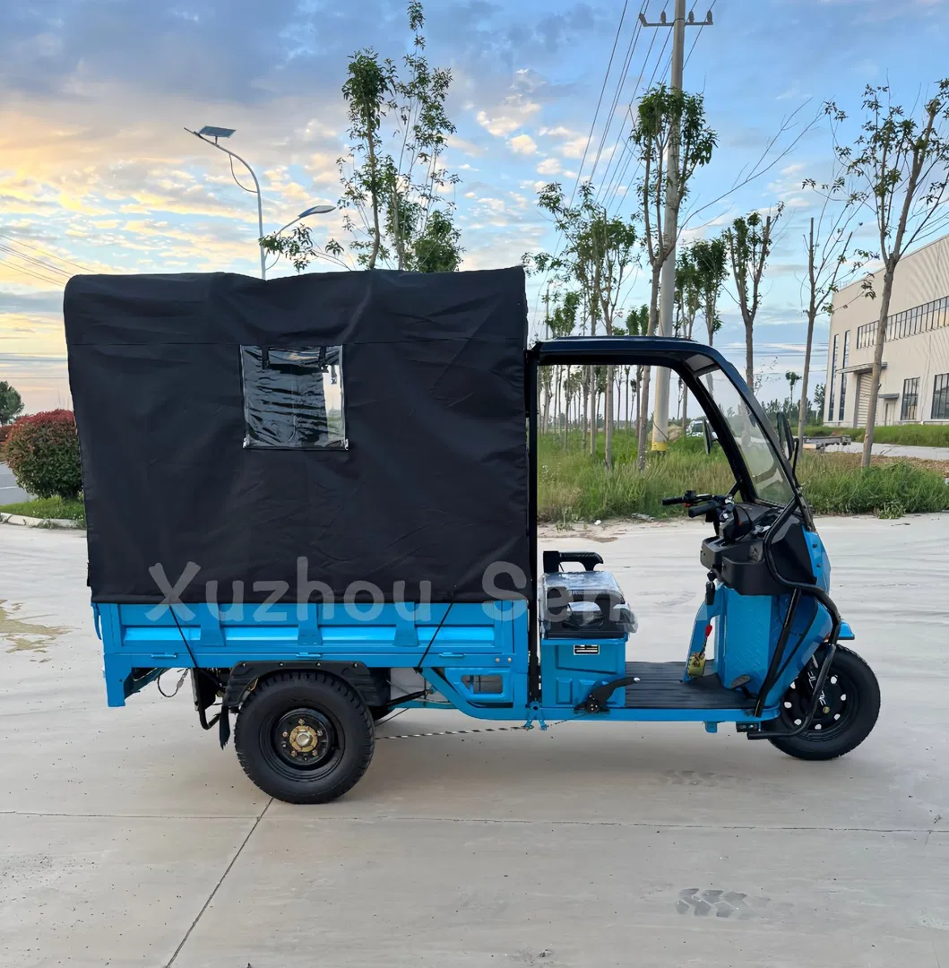 Senka Cheap Electric 3 Wheel Open Body Motorcycle Mining Good Quality Underground Cargo Tricycle 1500kg Capacity - detail 2