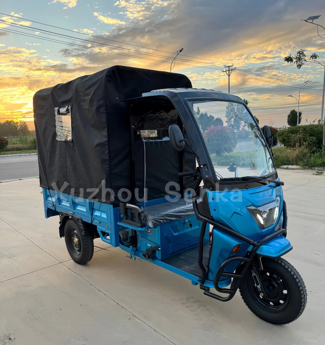Senka Cheap Electric 3 Wheel Open Body Motorcycle Mining Good Quality Underground Cargo Tricycle 1500kg Capacity - detail 6