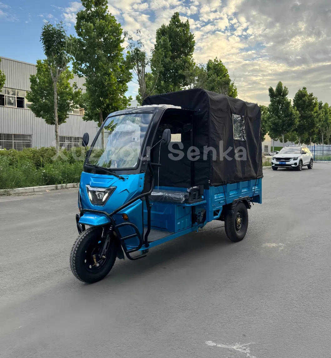 Senka Cheap Electric 3 Wheel Open Body Motorcycle Mining Good Quality Underground Cargo Tricycle 1500kg Capacity - detail 7