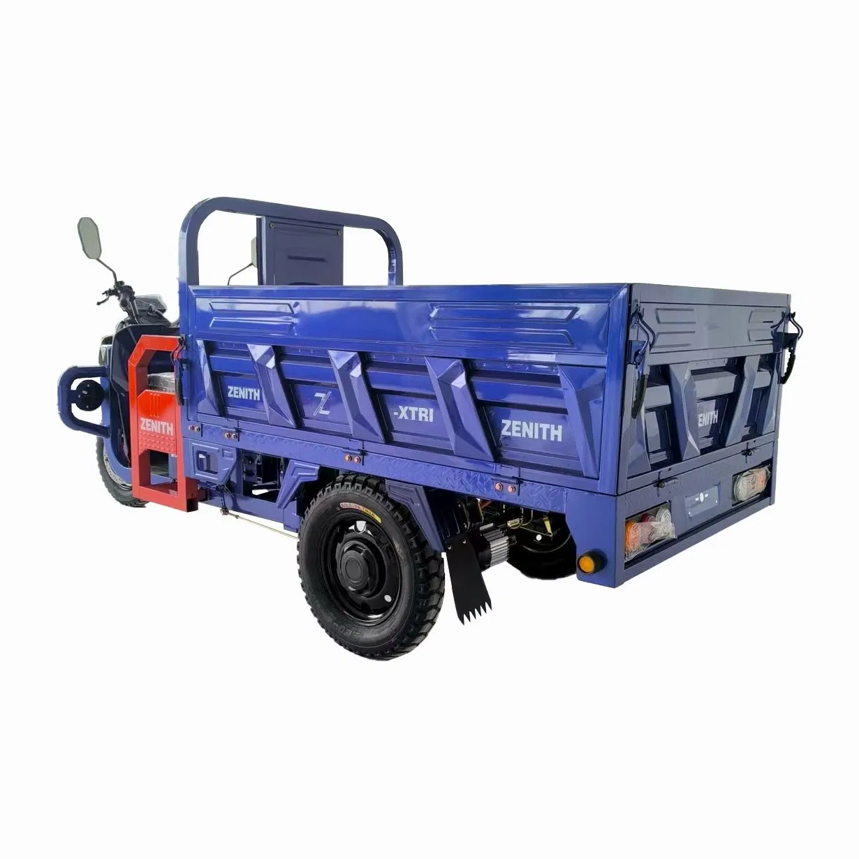 Open Body 1.5m 1500W Power 60V Voltage Iron Steel Material Cargo Drum Brake Iron Material Passengers Trike Electric Tricycle - Image 6