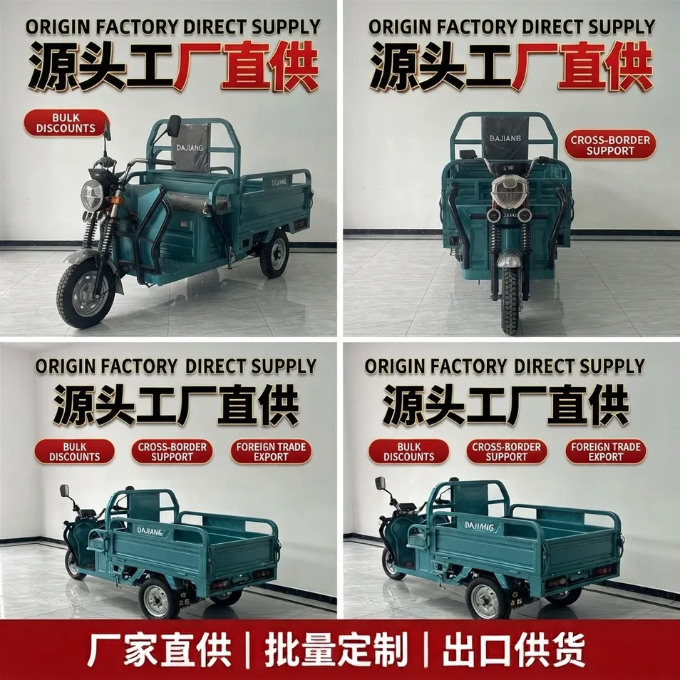 Durable Electric Cargo Tricycle 3 Wheel Delivery Vehicle Load Carrier - detail 1