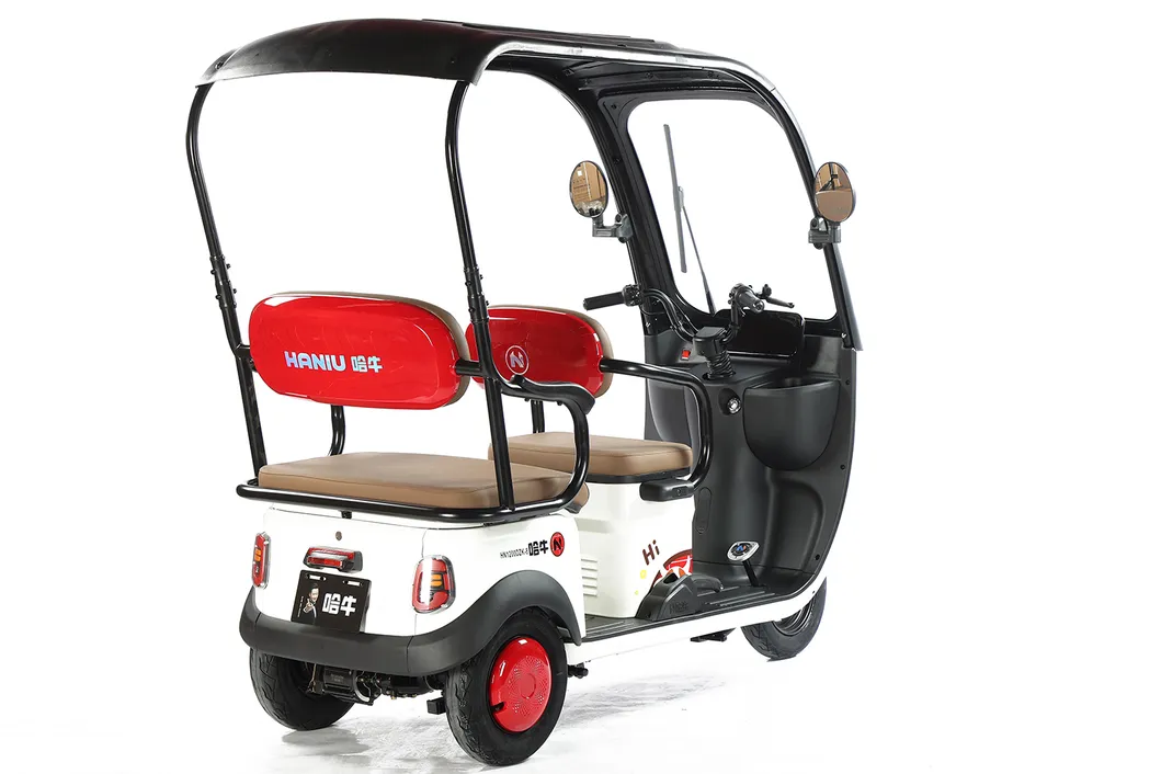 3 Wheel Electric Motorcycle Tricycle with Drive Cabin Electric Scooter Colosed with Passenger Seat Cargo Tricycle for Adults Factory Wholsale Supply Tuk Tuk - detail 7