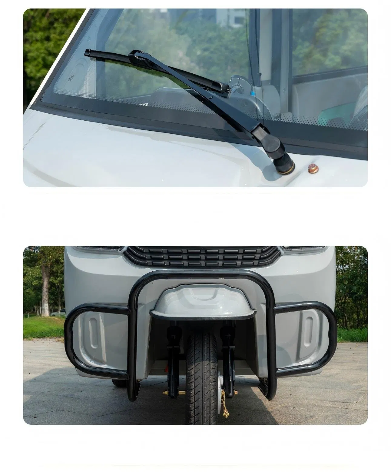 5-Door Large Space Fully Encolesd Electric Passenger Tricycle for People Carrying and Cargo Transport - detail 8