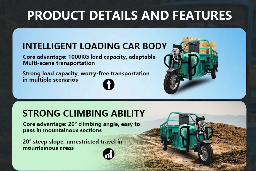 Keyu Wholesale Prices 45km/H Speed Electric Loading Cargo Tricycles for Adult - detail 2