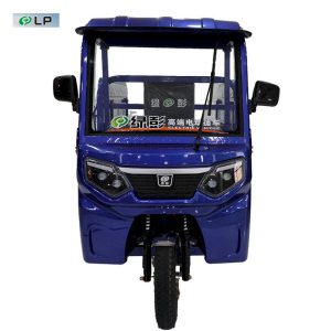 Long Battery Life Stable Operation Passenger Cargo Enclosed Electric Tricycle
