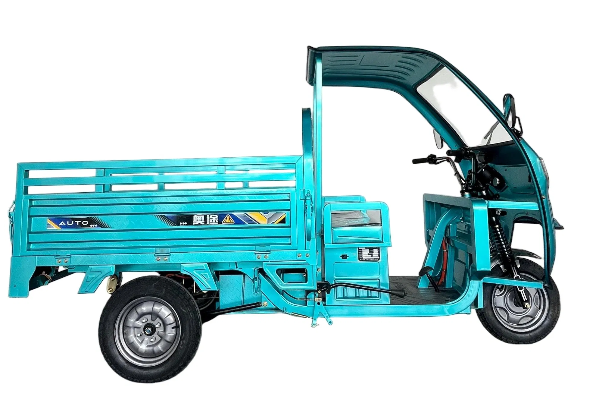 Factory Direct CE Certified Rain Shelter Cargo Tricycle Durable Heavy Load Electric Tricycle for Logistics Cargo Transport - Image 5