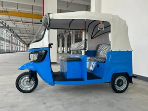 8 Seats Electric Passenger Tricycle with Multi-Use Rear Cargo Box - detail 14