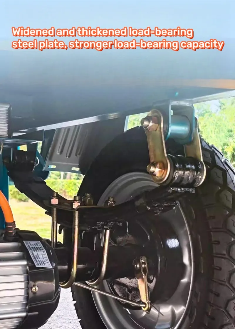 Farm Carry Good Hill Climbing Ability Electric Tricycle Cheaper Cargo Truck with Hydraulic Self Dump Tipping Bucket Dumptruck - detail 1