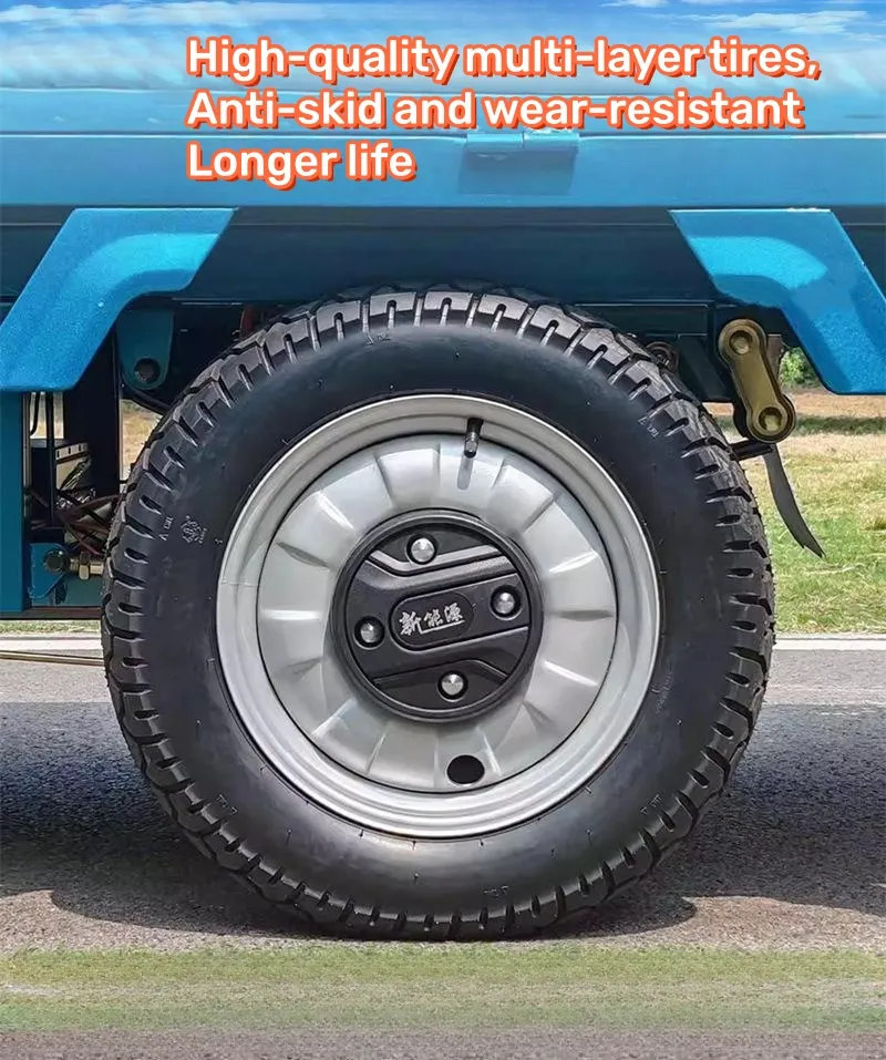 Farm Carry Good Hill Climbing Ability Electric Tricycle Cheaper Cargo Truck with Hydraulic Self Dump Tipping Bucket Dumptruck - detail 5