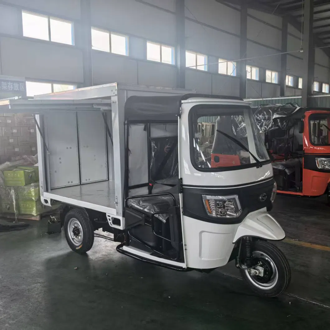 New Electric Tricycle for Adult Food-Delivery Cargo Tricycle Commercial-Express-Delivery Motorcycle - detail 1