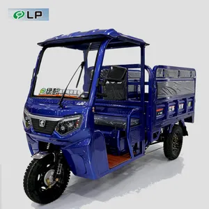 Anti Slip Cold Rolled Steel Passenger Cargo Long-Range Enclosed Electric Tricycle - detail 16