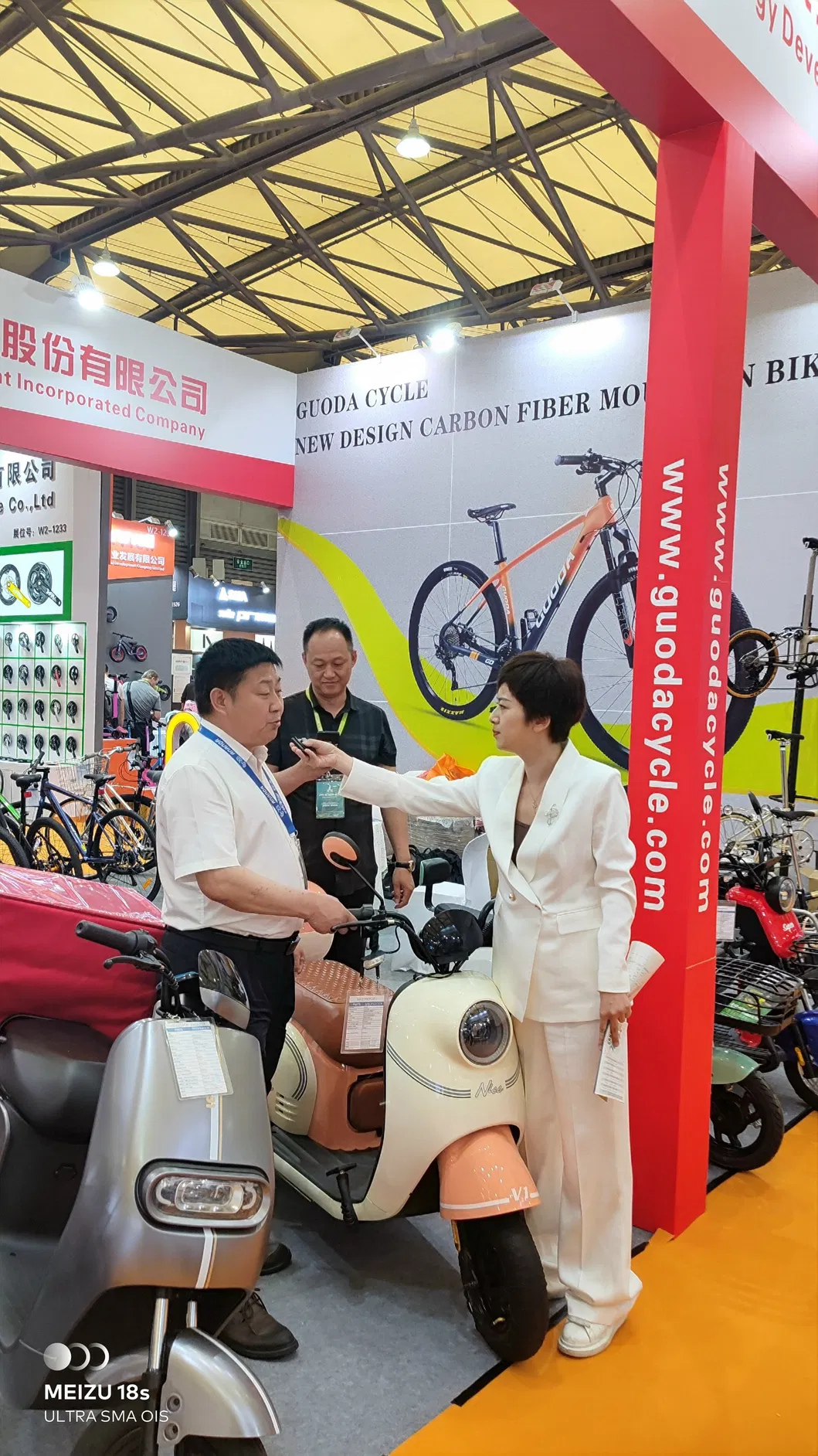 Blue Stylish 350W Electric Tricycle for Passenger & Cargo Use - detail 4