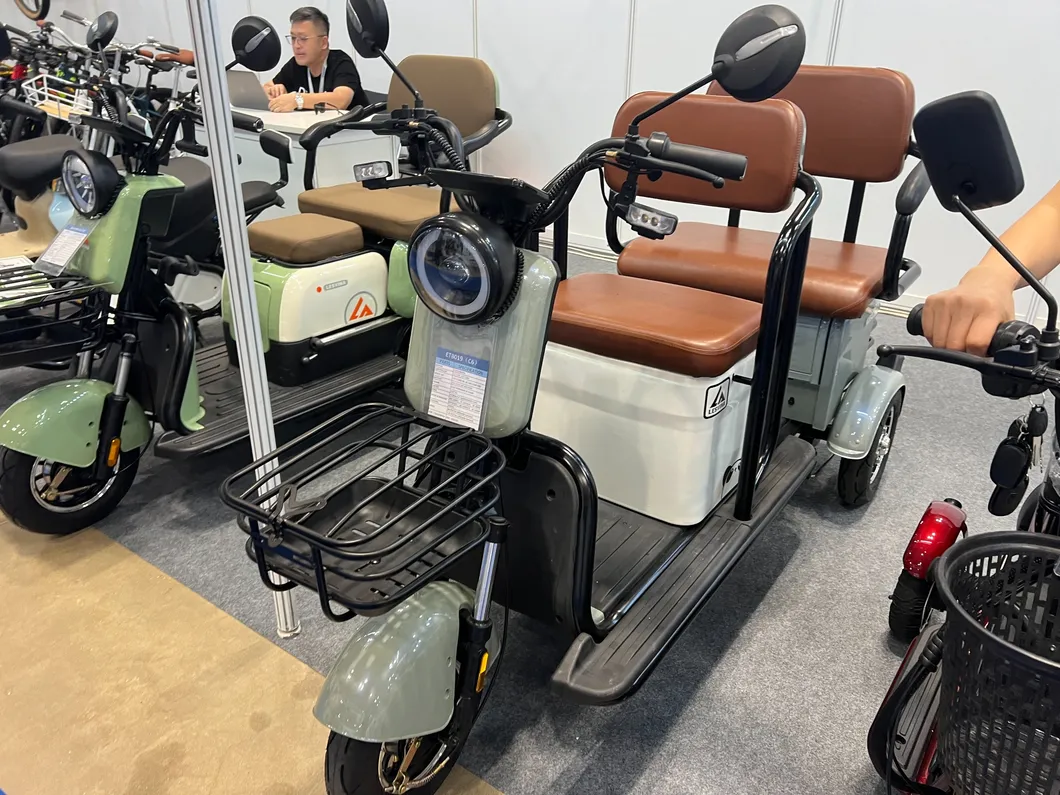 Blue Stylish 350W Electric Tricycle for Passenger & Cargo Use - detail 5