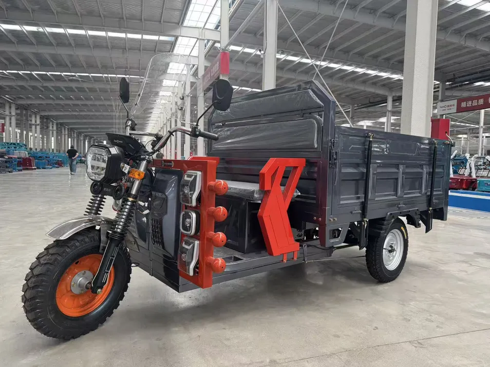 Heavy Duty Cargo Electric Tricycle Engineering Agricultural Cargo Tricycle High Powered Cargo Three Wheeled Motorcycle - detail 3
