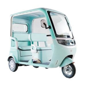 60V Electric Cargo Trike with Removable Rain Cover and Safety Wipers Electric Vehicle Tricycle