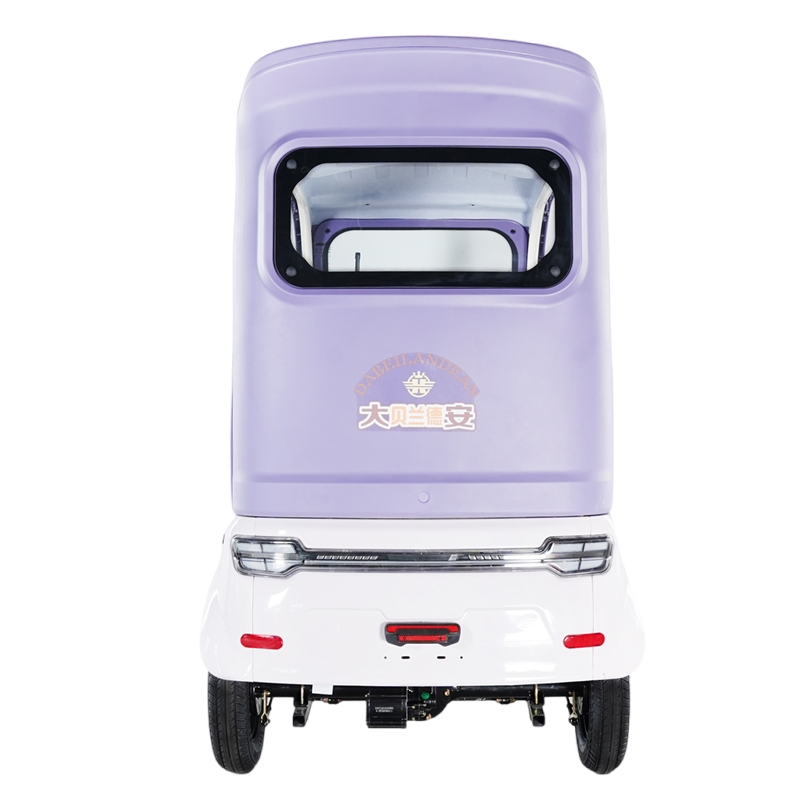 60V Electric Cargo Trike with Removable Rain Cover and Safety Wipers Electric Vehicle Tricycle - Image 4