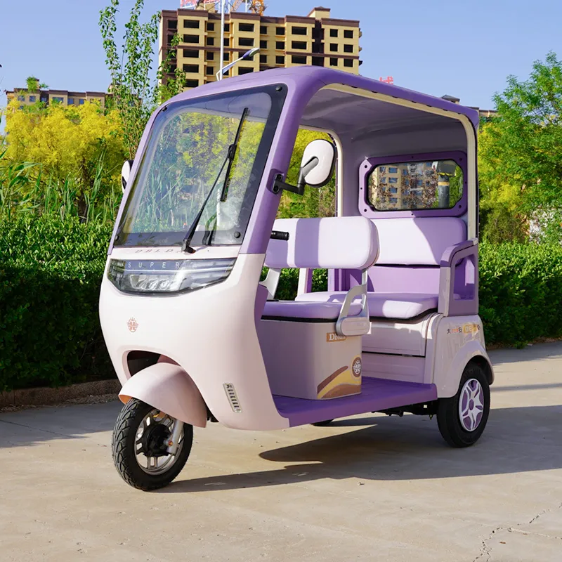 60V Electric Cargo Trike with Removable Rain Cover and Safety Wipers Electric Vehicle Tricycle - detail 8