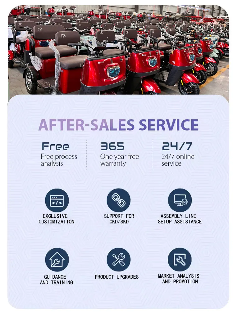 60V Electric Cargo Trike with Removable Rain Cover and Safety Wipers Electric Vehicle Tricycle - detail 9