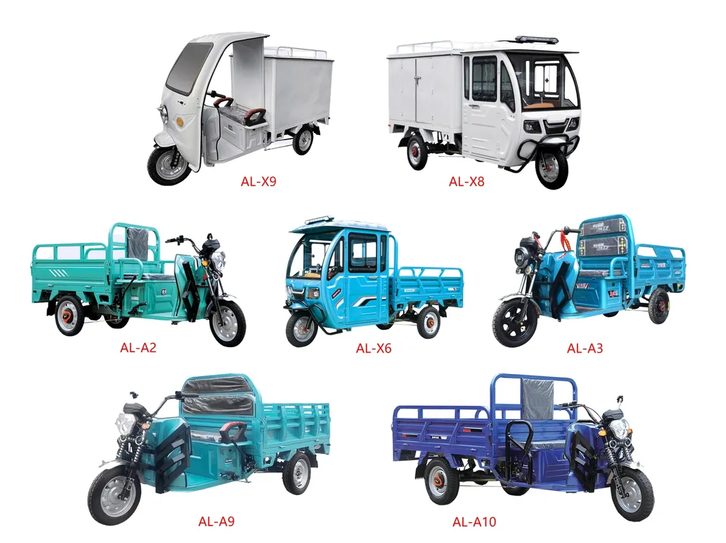 New Delivery Tricycle Al-X8 Cargo Electric Tricycle 35km/H Low Speed with Cabin - detail 6