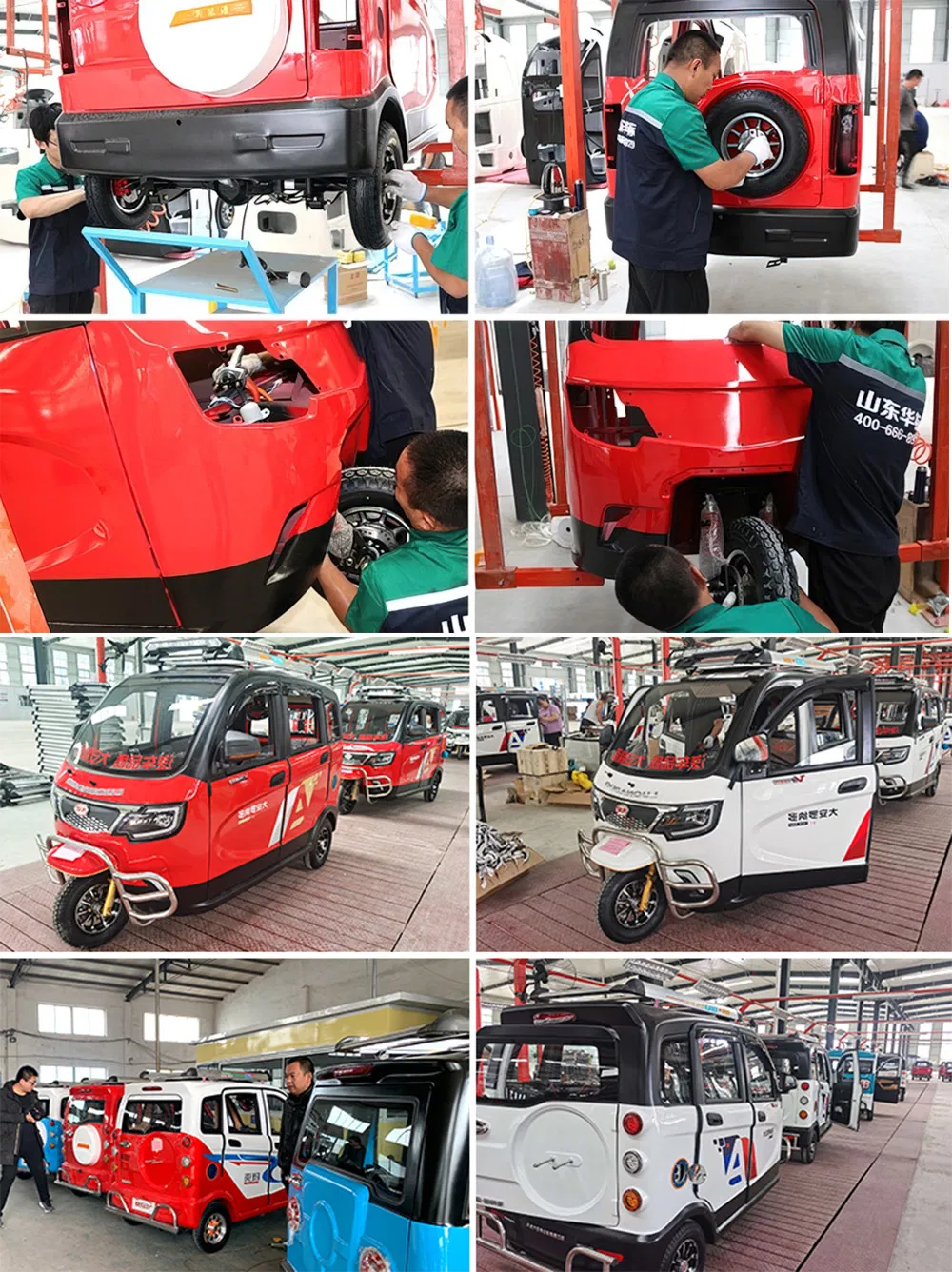 New Delivery Tricycle Al-X8 Cargo Electric Tricycle 35km/H Low Speed with Cabin - detail 10