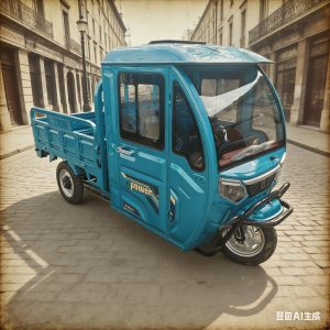 Electric Cargo Tricycle with Roof for Middle East Delivery Service
