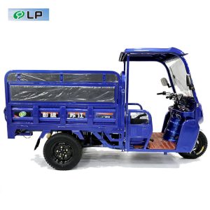 Long Battery Life Shock Absorption Electric Passenger Cargo Tricycle
