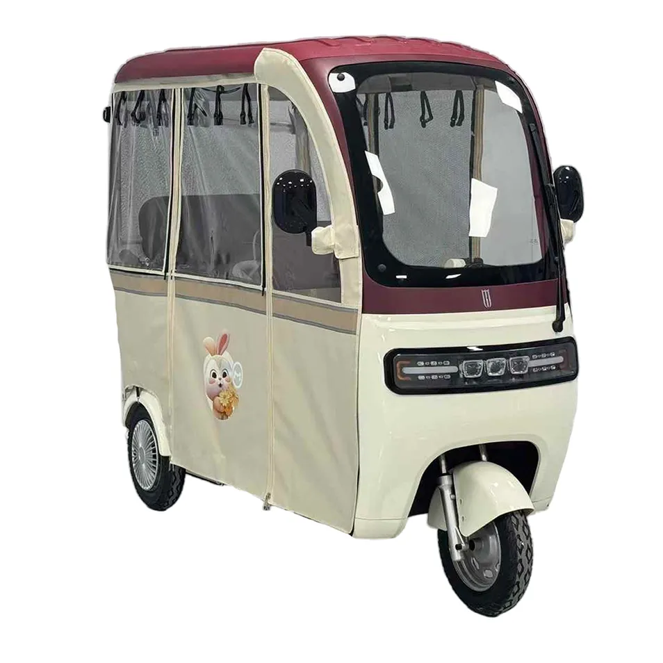 Colorful Quality 1000W Electric Tricycle for Adult Passenger and Cargo Three Wheel 60V-72V New Design Electric Tricycle - detail 6