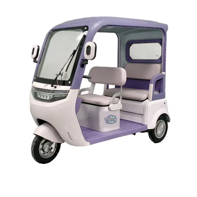 Colorful Quality 1000W Electric Tricycle for Adult Passenger and Cargo Three Wheel 60V-72V New Design Electric Tricycle - detail 10