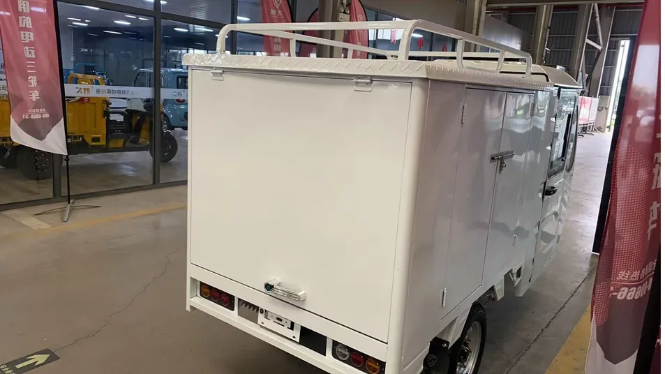 1000W Motor Versatile Cabin Electric Cargo Tricycle for Urban Delivery Solutions - detail 3