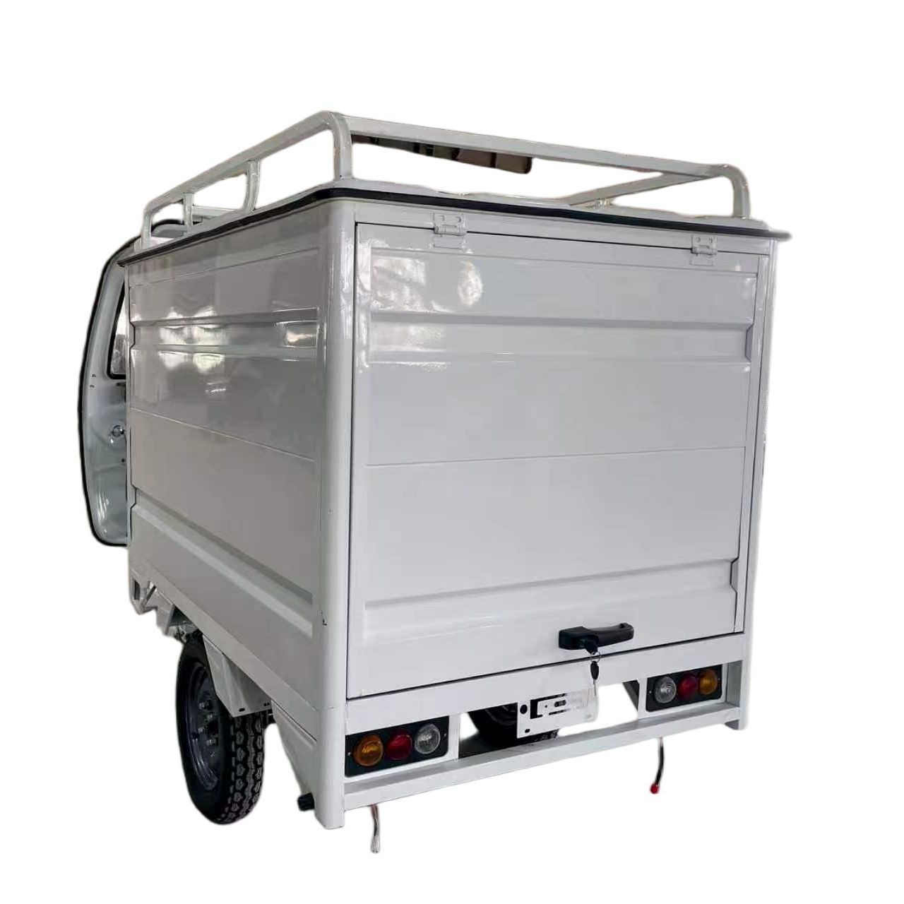 Reliable Heavy-Duty Electric Tricycle 3 Wheel Motor Tricycle 1.5m Closed Cargo Box Logistic Delivery Tricycle