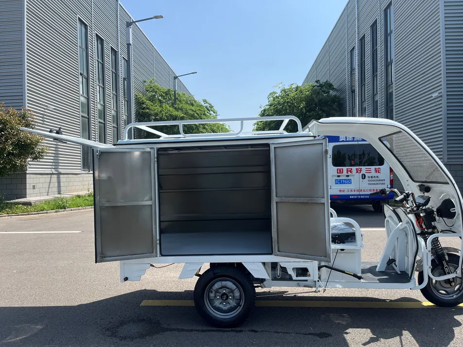 Reliable Heavy-Duty Electric Tricycle 3 Wheel Motor Tricycle 1.5m Closed Cargo Box Logistic Delivery Tricycle - detail 8