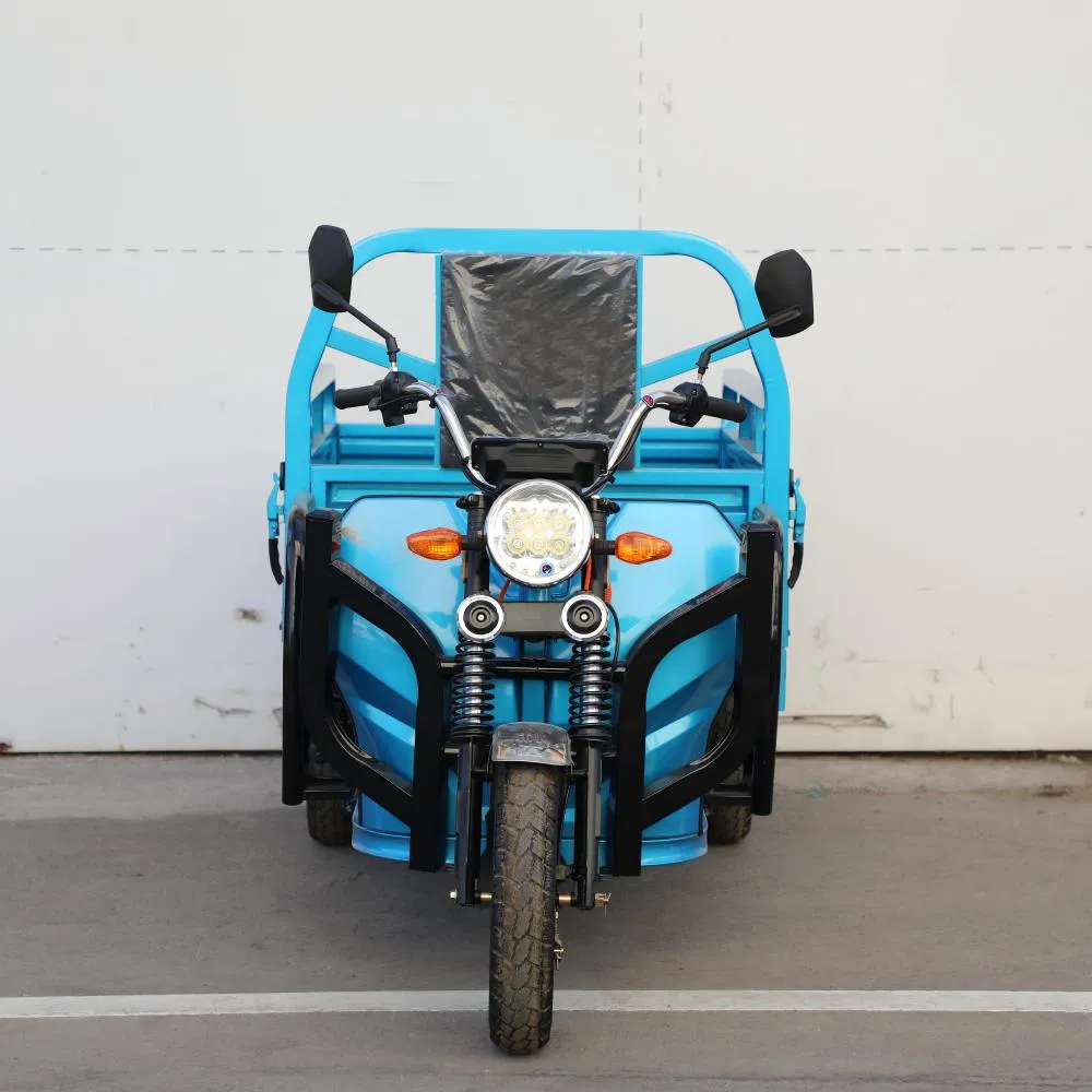 Practical 3-Wheel Electric Transport Tricycle with Reinforced Steel Cargo Carrier Box - Image 3